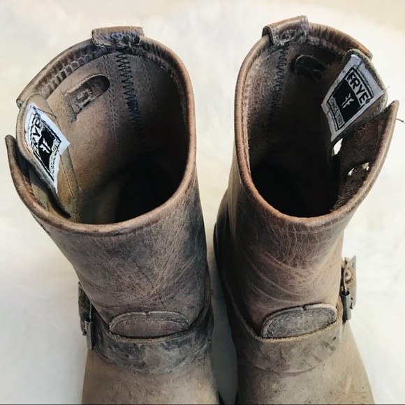 SOLD Frye Engineer 8R Oil Resistant Leather Boot - Picture 6 of 16